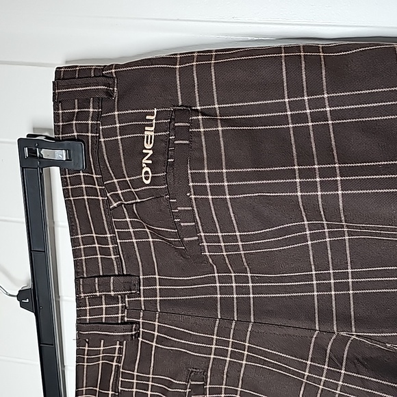 O'Neill sz 34 brown plaid shorts - Picture 9 of 15